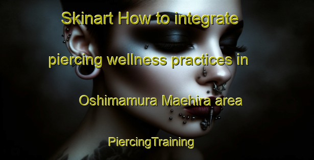 Skinart How to integrate piercing wellness practices in Oshimamura Maehira area | PiercingTraining | PiercingClasses | SkinartTraining-Japan