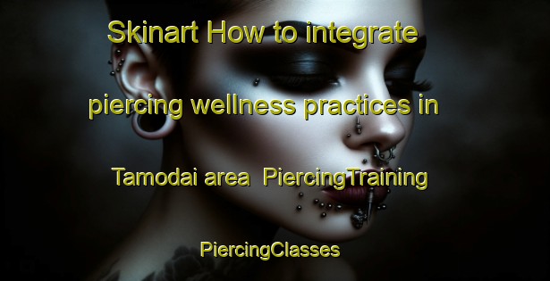 Skinart How to integrate piercing wellness practices in Tamodai area | PiercingTraining | PiercingClasses | SkinartTraining-Japan
