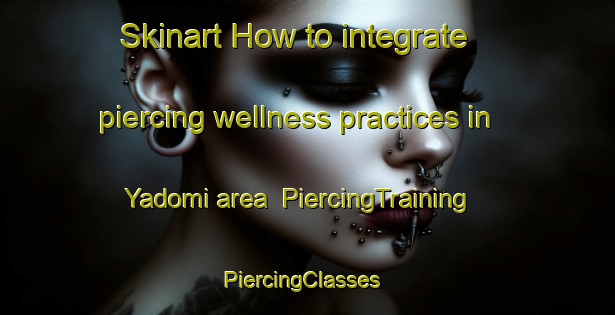 Skinart How to integrate piercing wellness practices in Yadomi area | PiercingTraining | PiercingClasses | SkinartTraining-Japan