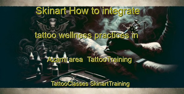 Skinart How to integrate tattoo wellness practices in Azami area | #TattooTraining #TattooClasses #SkinartTraining-Japan