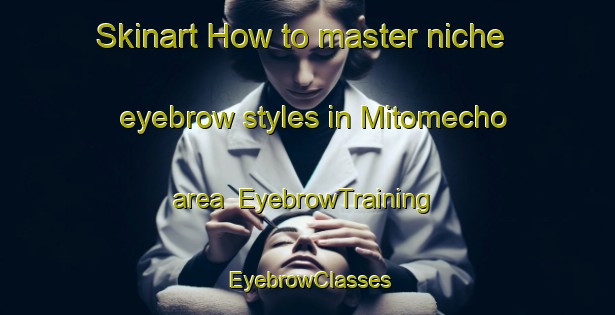 Skinart How to master niche eyebrow styles in Mitomecho area | EyebrowTraining | EyebrowClasses | SkinartTraining-Japan