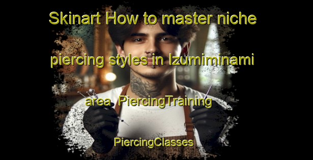Skinart How to master niche piercing styles in Izumiminami area | PiercingTraining | PiercingClasses | SkinartTraining-Japan