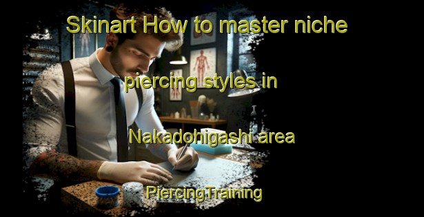 Skinart How to master niche piercing styles in Nakadohigashi area | PiercingTraining | PiercingClasses | SkinartTraining-Japan