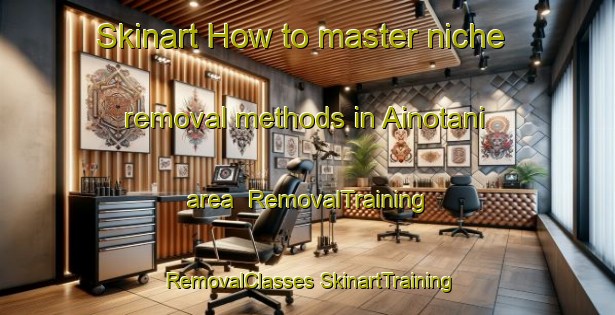 Skinart How to master niche removal methods in Ainotani area | #RemovalTraining #RemovalClasses #SkinartTraining-Japan