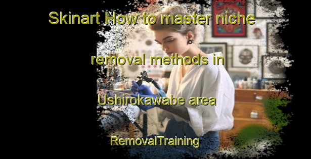 Skinart How to master niche removal methods in Ushirokawabe area | RemovalTraining | RemovalClasses | SkinartTraining-Japan