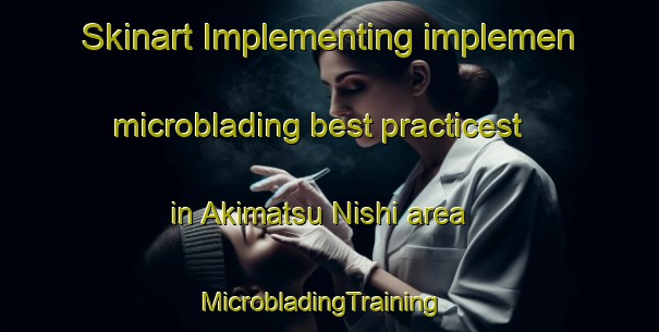 Skinart Implementing implemen microblading best practicest in Akimatsu Nishi area | MicrobladingTraining | MicrobladingClasses | SkinartTraining-Japan