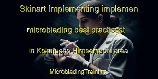 Skinart Implementing implemen microblading best practicest in Kokufucho Hirosemachi area | #MicrobladingTraining #MicrobladingClasses #SkinartTraining-Japan