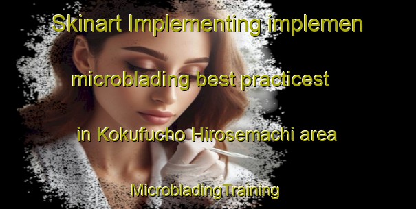 Skinart Implementing implemen microblading best practicest in Kokufucho Hirosemachi area | #MicrobladingTraining #MicrobladingClasses #SkinartTraining-Japan