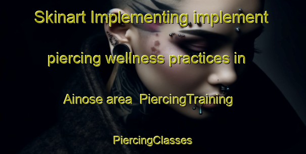 Skinart Implementing implement piercing wellness practices in Ainose area | #PiercingTraining #PiercingClasses #SkinartTraining-Japan