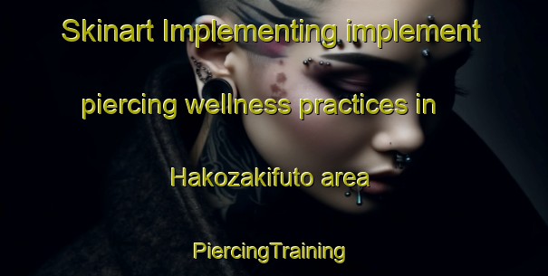 Skinart Implementing implement piercing wellness practices in Hakozakifuto area | #PiercingTraining #PiercingClasses #SkinartTraining-Japan