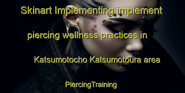 Skinart Implementing implement piercing wellness practices in Katsumotocho Katsumotoura area | #PiercingTraining #PiercingClasses #SkinartTraining-Japan