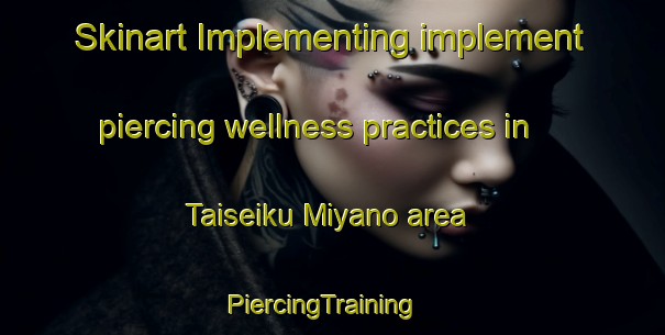 Skinart Implementing implement piercing wellness practices in Taiseiku Miyano area | PiercingTraining | PiercingClasses | SkinartTraining-Japan