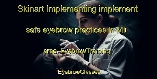 Skinart Implementing implement safe eyebrow practices in Mii area | EyebrowTraining | EyebrowClasses | SkinartTraining-Japan