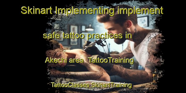 Skinart Implementing implement safe tattoo practices in Akechi area | #TattooTraining #TattooClasses #SkinartTraining-Japan