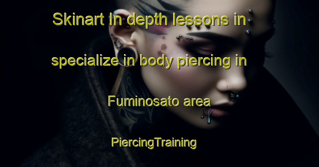 Skinart In-depth lessons in specialize in body piercing in Fuminosato area | PiercingTraining | PiercingClasses | SkinartTraining-Japan