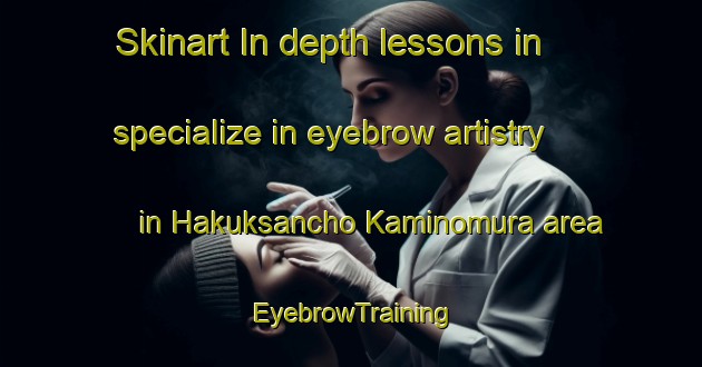 Skinart In-depth lessons in specialize in eyebrow artistry in Hakuksancho Kaminomura area | EyebrowTraining | EyebrowClasses | SkinartTraining-Japan