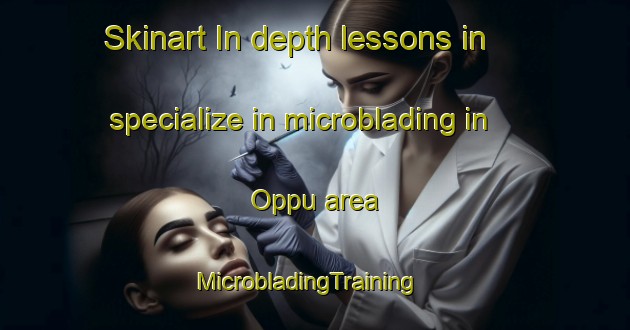Skinart In-depth lessons in specialize in microblading in Oppu area | MicrobladingTraining | MicrobladingClasses | SkinartTraining-Japan