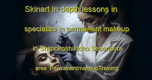 Skinart In-depth lessons in specialize in permanent makeup in Shimokoshikicho Sesenoura area | PermanentmakeupTraining | PermanentmakeupClasses | SkinartTraining-Japan