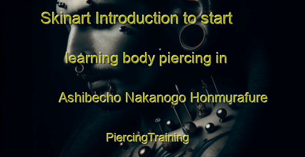 Skinart Introduction to start learning body piercing in Ashibecho Nakanogo Honmurafure | PiercingTraining | PiercingClasses | SkinartTraining-Japan