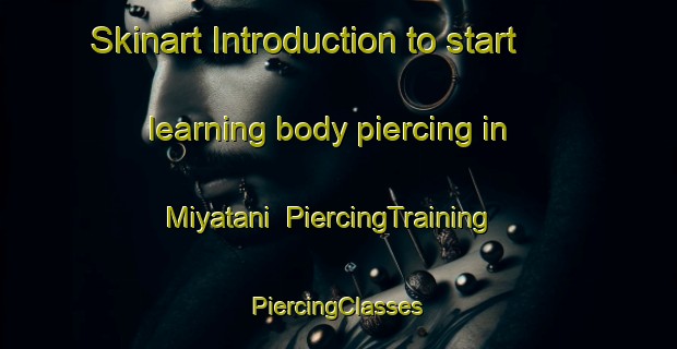 Skinart Introduction to start learning body piercing in Miyatani | #PiercingTraining #PiercingClasses #SkinartTraining-Japan