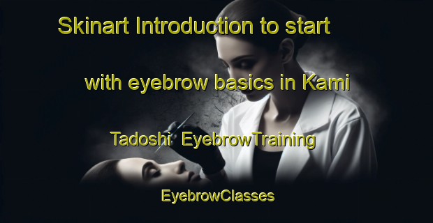 Skinart Introduction to start with eyebrow basics in Kami Tadoshi | EyebrowTraining | EyebrowClasses | SkinartTraining-Japan