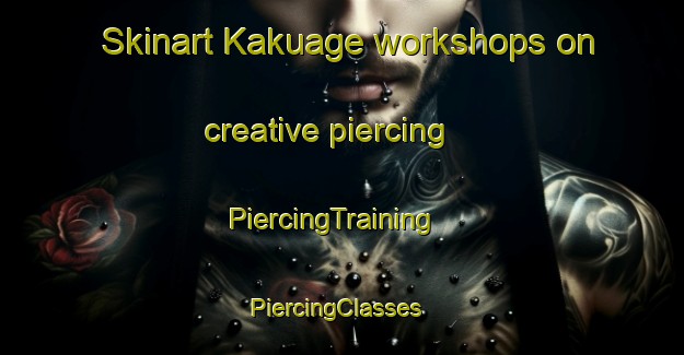 Skinart Kakuage workshops on creative piercing | PiercingTraining | PiercingClasses | SkinartTraining-Japan