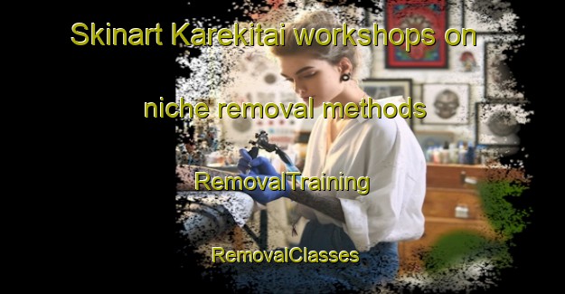 Skinart Karekitai workshops on niche removal methods | RemovalTraining | RemovalClasses | SkinartTraining-Japan