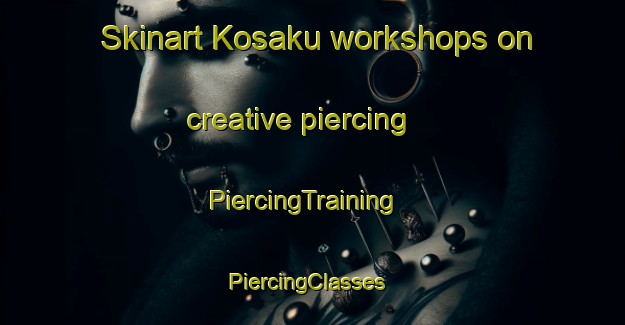 Skinart Kosaku workshops on creative piercing | PiercingTraining | PiercingClasses | SkinartTraining-Japan