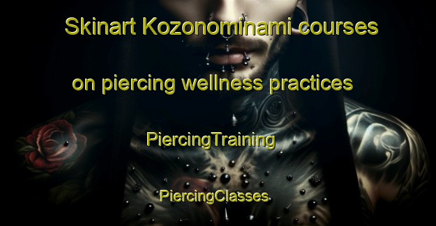 Skinart Kozonominami courses on piercing wellness practices | PiercingTraining | PiercingClasses | SkinartTraining-Japan