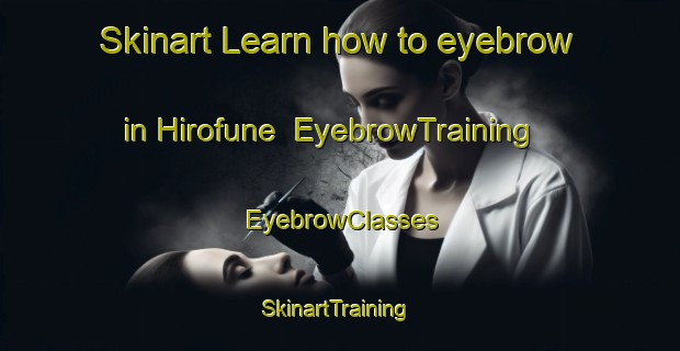 Skinart Learn how to eyebrow in Hirofune | EyebrowTraining | EyebrowClasses | SkinartTraining-Japan