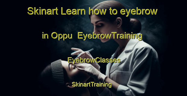 Skinart Learn how to eyebrow in Oppu | EyebrowTraining | EyebrowClasses | SkinartTraining-Japan