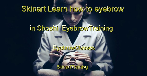 Skinart Learn how to eyebrow in Shoshi | EyebrowTraining | EyebrowClasses | SkinartTraining-Japan