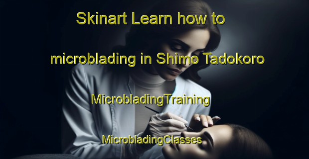 Skinart Learn how to microblading in Shimo Tadokoro | MicrobladingTraining | MicrobladingClasses | SkinartTraining-Japan