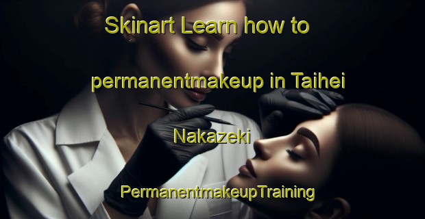 Skinart Learn how to permanentmakeup in Taihei Nakazeki | PermanentmakeupTraining | PermanentmakeupClasses | SkinartTraining-Japan