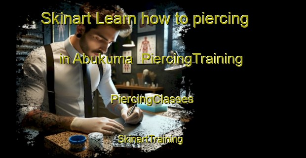 Skinart Learn how to piercing in Abukuma | #PiercingTraining #PiercingClasses #SkinartTraining-Japan