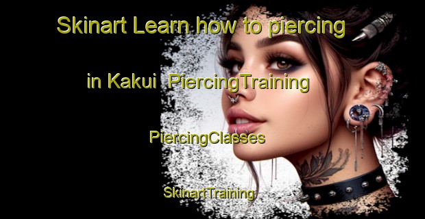 Skinart Learn how to piercing in Kakui | PiercingTraining | PiercingClasses | SkinartTraining-Japan