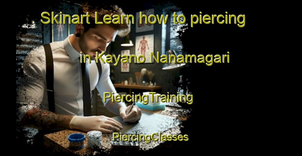 Skinart Learn how to piercing in Kayano Nanamagari | #PiercingTraining #PiercingClasses #SkinartTraining-Japan