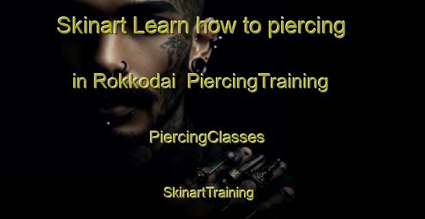 Skinart Learn how to piercing in Rokkodai | PiercingTraining | PiercingClasses | SkinartTraining-Japan
