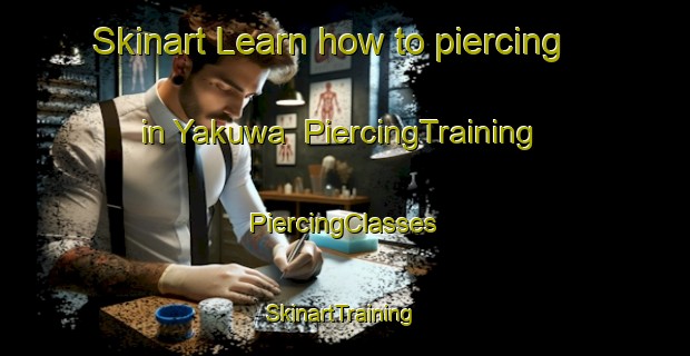 Skinart Learn how to piercing in Yakuwa | #PiercingTraining #PiercingClasses #SkinartTraining-Japan