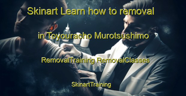 Skinart Learn how to removal in Toyouracho Murotsushimo | #RemovalTraining #RemovalClasses #SkinartTraining-Japan