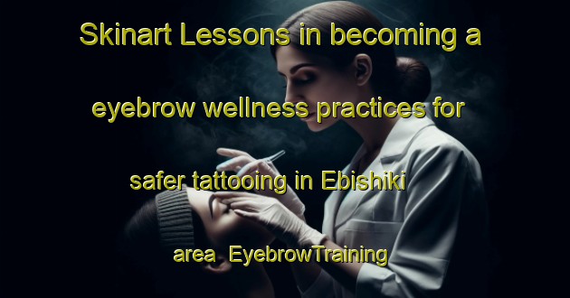 Skinart Lessons in becoming a eyebrow wellness practices for safer tattooing in Ebishiki area | EyebrowTraining | EyebrowClasses | SkinartTraining-Japan