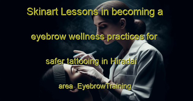 Skinart Lessons in becoming a eyebrow wellness practices for safer tattooing in Hiradai area | EyebrowTraining | EyebrowClasses | SkinartTraining-Japan
