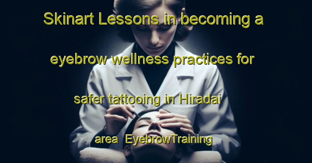 Skinart Lessons in becoming a eyebrow wellness practices for safer tattooing in Hiradai area | EyebrowTraining | EyebrowClasses | SkinartTraining-Japan