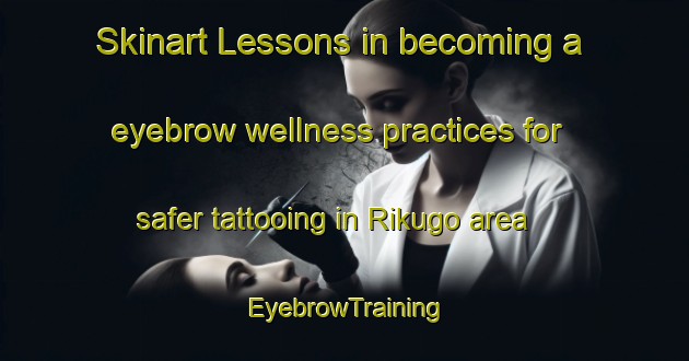 Skinart Lessons in becoming a eyebrow wellness practices for safer tattooing in Rikugo area | EyebrowTraining | EyebrowClasses | SkinartTraining-Japan