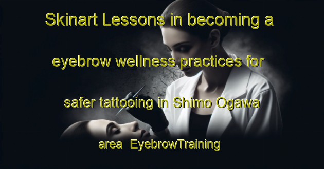 Skinart Lessons in becoming a eyebrow wellness practices for safer tattooing in Shimo Ogawa area | EyebrowTraining | EyebrowClasses | SkinartTraining-Japan