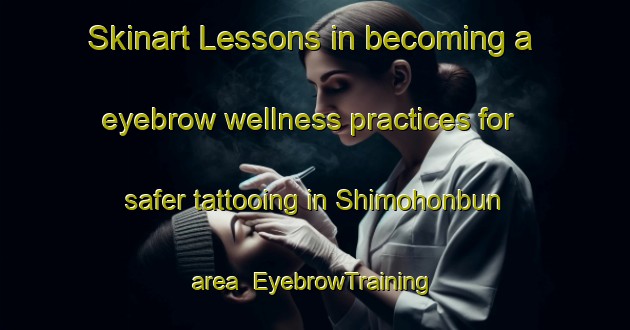Skinart Lessons in becoming a eyebrow wellness practices for safer tattooing in Shimohonbun area | EyebrowTraining | EyebrowClasses | SkinartTraining-Japan