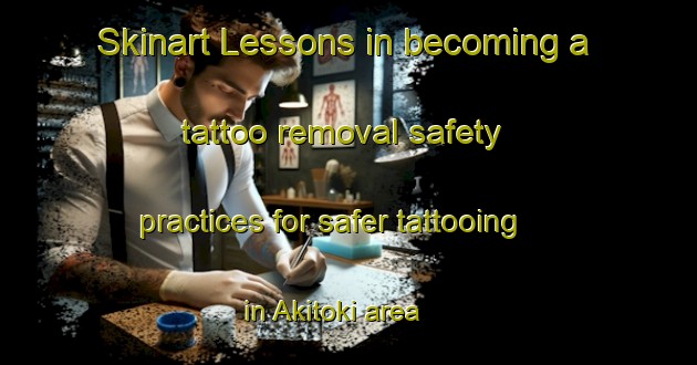 Skinart Lessons in becoming a tattoo removal safety practices for safer tattooing in Akitoki area | RemovalTraining | RemovalClasses | SkinartTraining-Japan