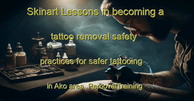 Skinart Lessons in becoming a tattoo removal safety practices for safer tattooing in Ako area | RemovalTraining | RemovalClasses | SkinartTraining-Japan