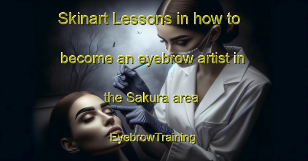 Skinart Lessons in how to become an eyebrow artist in the Sakura area | EyebrowTraining | EyebrowClasses | SkinartTraining-Japan