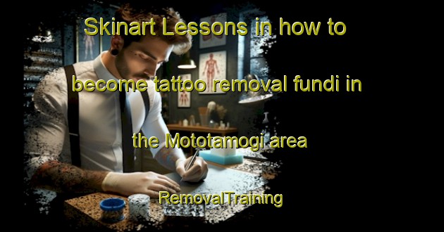 Skinart Lessons in how to become tattoo removal fundi in the Mototamogi area | RemovalTraining | RemovalClasses | SkinartTraining-Japan